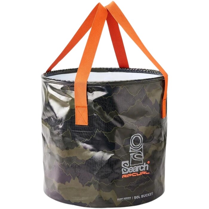 2024 Rip Curl Surf Series 50L Changing Bucket 14RMUT - Black / Olive